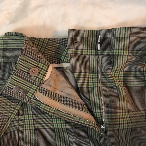 🎉💚NWT Wilfred Front Tie Check Pants💚🎉 - Picture 5 of 6
